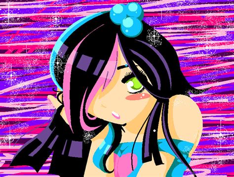 Ms Paint Anime Lady By Pixxlsugr On Deviantart
