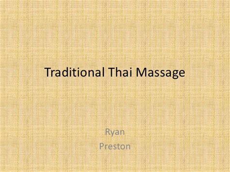 Ao K History Thai Massage