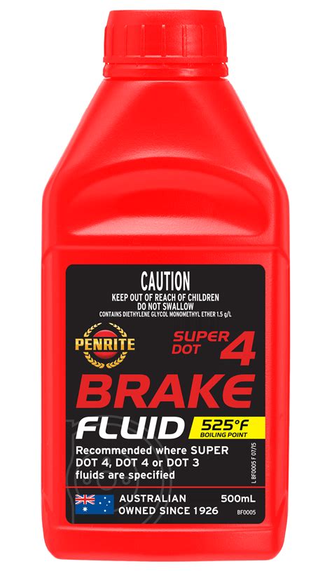 Super Dot 4 Brake Fluid Penrite Oil