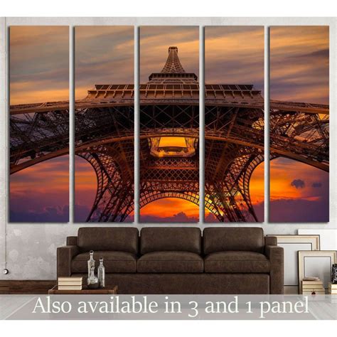 Eiffel Tower Paris France №1188 Ready To Hang Canvas Print Zellart