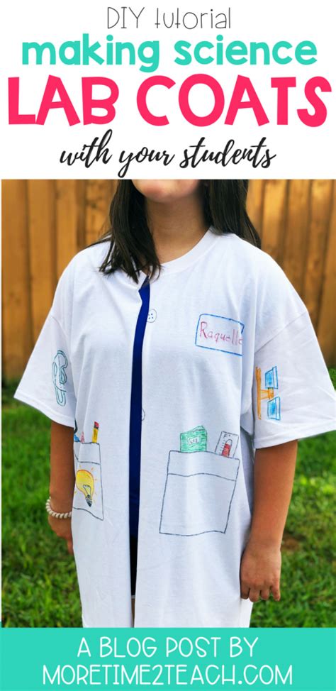Diy Science Lab Coats More Time 2 Teach