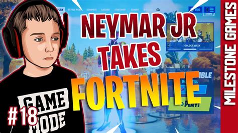 go robot neymar jr taking fortnite by storm youtube