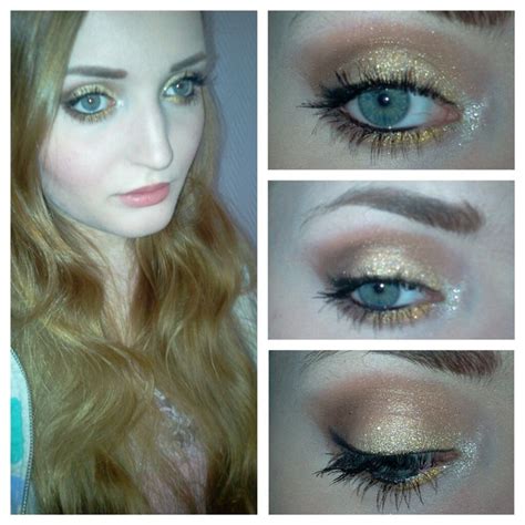 Sparkly Gold Brown Smokey Eye With Rosy Nude Lips Aferdita N S Photo