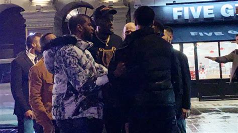 usain bolt london brawl pictures video from olympics champ s night out au
