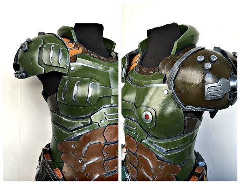 Doom Girl Cosplay Template Female Slayer Armor Costume Eternal Etsy