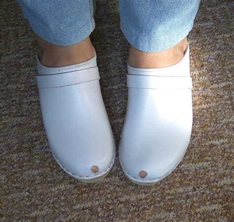 White Clogs Wooden Clogs Peeps Peep Toe Sandals How To Wear Shoes