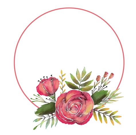 Flower Frame Png Posted By Samantha Mercado