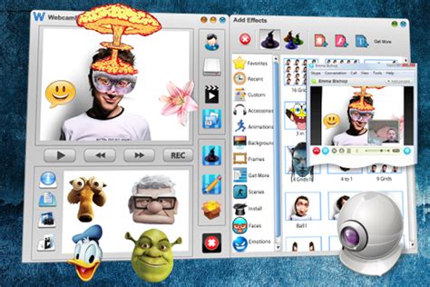 Free Webcam Effects Software Cool Video Effects Skype Face Effects