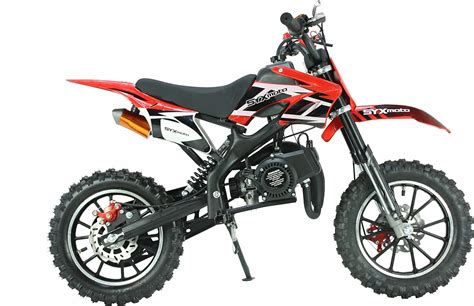 Buy Syx Moto Kids Mini Dirt Bike Gas Power 2 Stroke 50cc Motorcycle