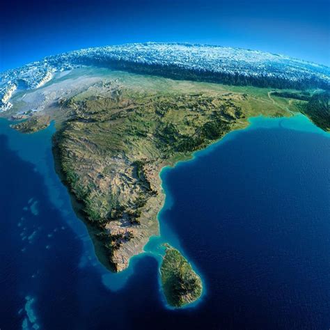 Roughly What The Palk Strait Between India And Sri Lanka Looked Like