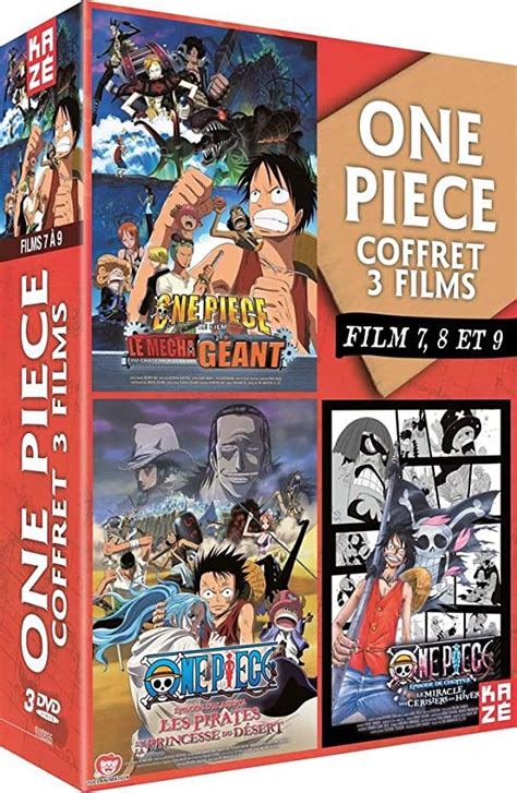 One Piece Coffret Films 3 Dvd 7 à 9 Amazonfr KazÉ Dvd And Blu Ray