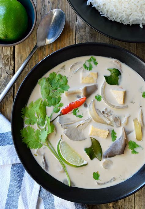 Vegan Thai Coconut Soup Cilantro And Citronella