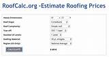 Roofing Cost Per Square Foot Calculator
