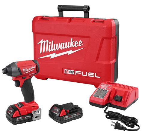 Milwaukee Cordless Impact Driver Kit 14 In 180 1800 In Lb Max