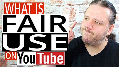 What Is Fair Use On Youtube Copyright Fair Use For Dummies Youtube