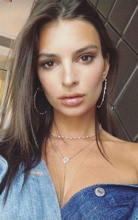 Necklace Emily Ratajkowski Fashion Earrings