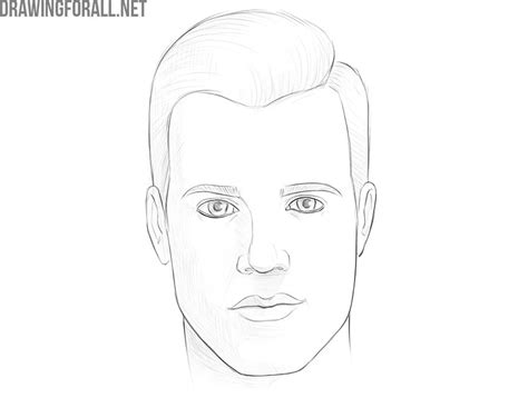 Drawing Of A Guys Face Faceartphotographycreativeportraits