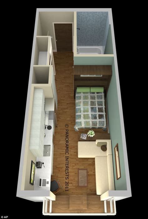 Living In A Box An Overview Of A 300 Square Foot Apartment Proposed