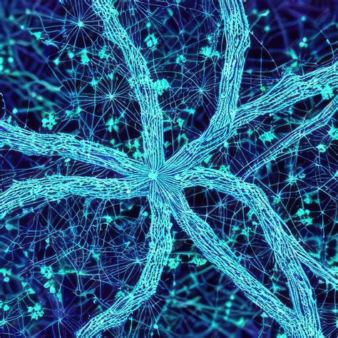 Premium Photo Neuron Cell Network Model Generative Ai