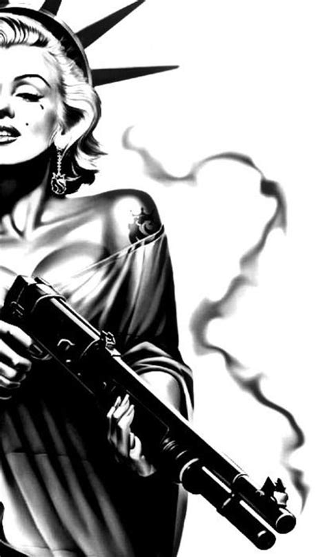 Gangster Marilyn Marilyn Monroe Pinterest