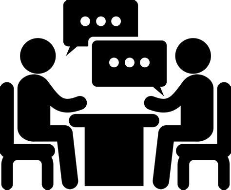 Men Couple Sitting On A Table Talking About Business 2 People Talking