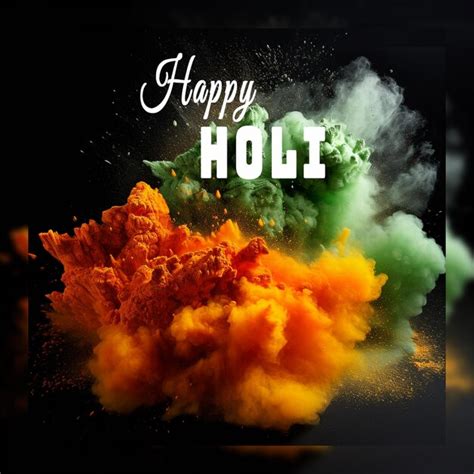 Premium Psd Happy Holi Festival Celebration Youtube Cover Template