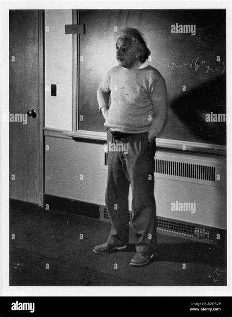 Albert Einstein Teaching At Princeton C1940s Stock Photo Alamy