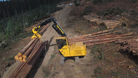 E Logger Shovel Logging Forest And Millyard Tigercat Equipment