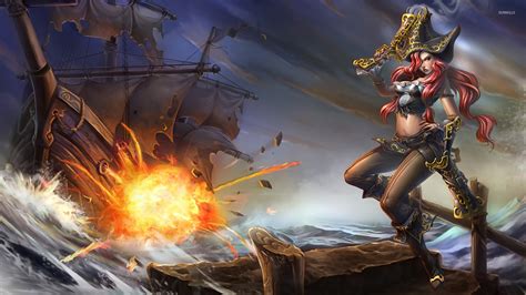 Miss Fortune The Bounty Hunter League Of Legends Wallpaper Game