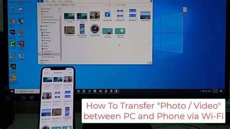 How To Transfer Photo Video Between PC And Phone Via Wi Fi YouTube