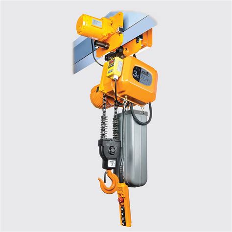 Accolift Low Headroom Electric Chain Hoist With Motorized Trolley