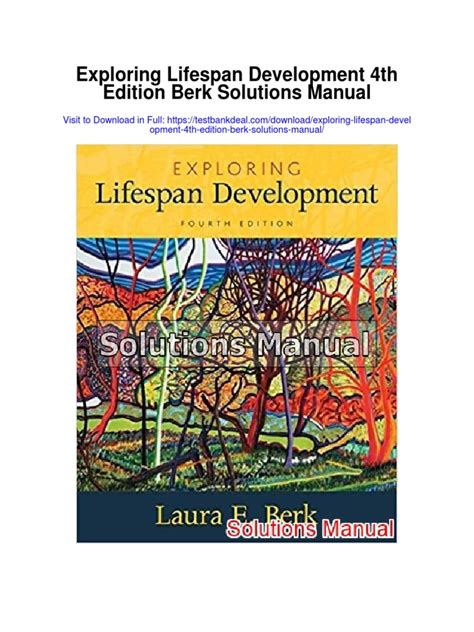 Exploring Lifespan Development 4th Edition Berk Solutions Manual Pdf