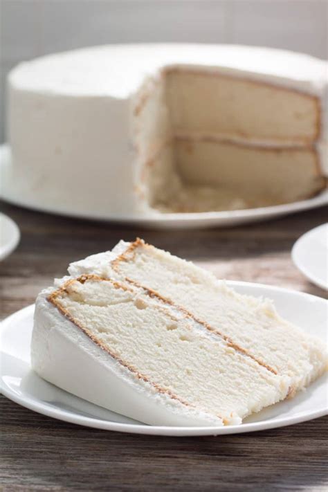 Simple White Buttercream Wedding Cake