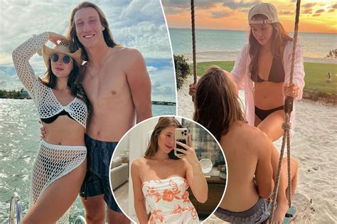 trevor lawrence s wife marissa enjoys bye week in a bikini florida news