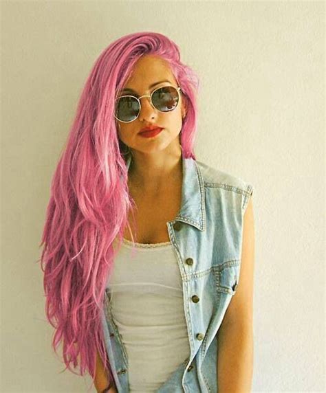 Sexy Pink Long Hair Styles Pink Hair Dye Pink Hair