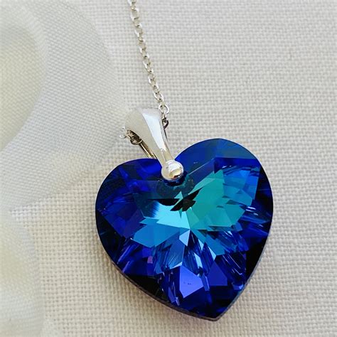 Heliotrope Heart Made With Swarovski® Crystals Crystal Elegance