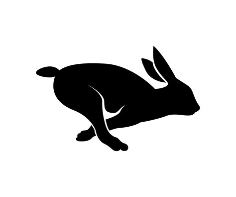 Jumping Rabbit Silhouette Jumping Rabbit Silhouette For Logo 4708265