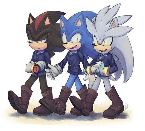 Sonic Shadow And Silver Brothers 🍓sonic The Hedgehog Sonic Shadow