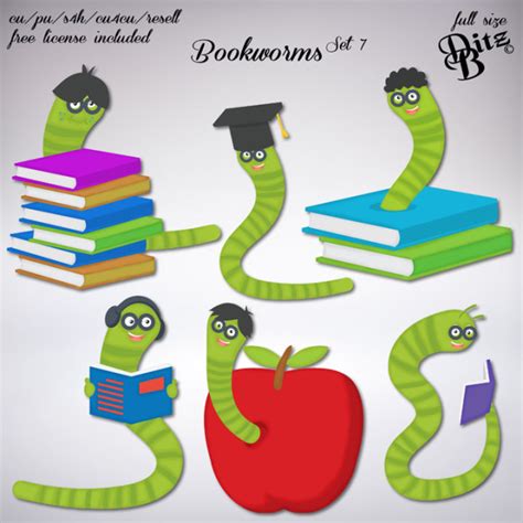 Bookworms Set 7