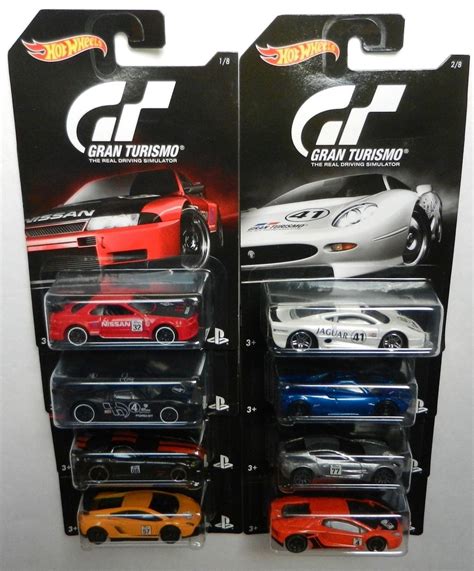 Hot wheels 1/64 gran turismo real riders corvette c7r loose in good condition red. Jual Hot Wheels 2016 - Gran Turismo - Complete Set of 8 ...