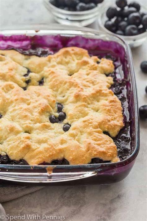 Blueberry Cobbler With Fresh Or Frozen Berries Spend