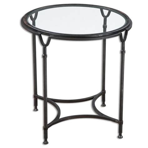 Uttermost 24469 Samson 25 Side Table Round Metal Side Table