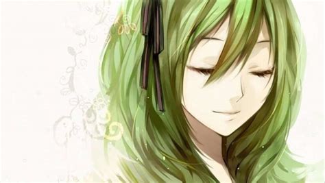 Anime Girl With Green Hair Telegraph