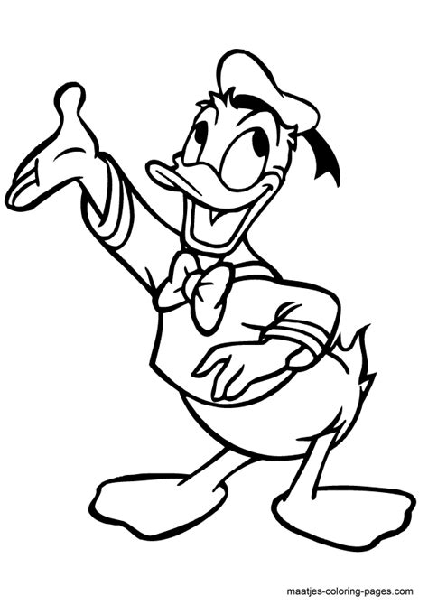Donald Duck Cartoon Drawing Free Download On Clipartmag