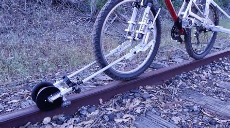 Check Out This Rail Bike With Folding Outriggers