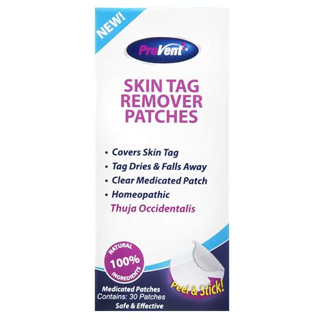 Provent 100 Natural Skin Tag Remover Patches 30 Count