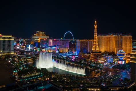 Aerial View Of Las Vegas Strip In Nevada Tshc Travel