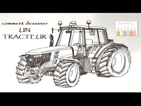 Dessitracteur ce tracteur en suivant cette leçon de dessin. comment dessiner un tracteur - 2ème partie (2/2) - HD - YouTube