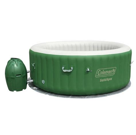 Coleman Saluspa 4 6 Person Round Portable Inflatable Outdoor Hot Tub