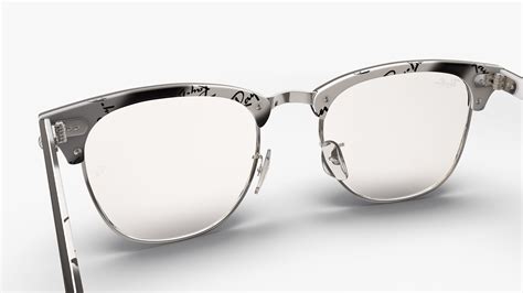 ray ban clubmaster eyeglasses 3d model cgtrader